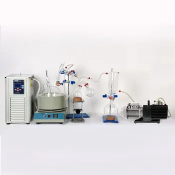 Lab Equipment 2L Short Path Distillation Kit Complete Turnkey Package w/ Vacuum Pump & Chiller