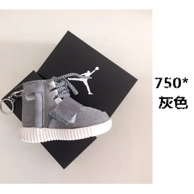 DIY ретро OG Air Jordan " разведенный" 3D Мини кроссовок Джордана кожаный брелок Подвеска для пары Кукла аксессуар - Цвет: a shoe