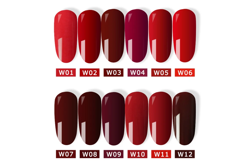VINIMAY Горячая красный гель лак для ногтей vernis Полупостоянный УФ растворяемый Гель-лак для ногтей Гель-лак для маникюра гель для ногтей