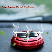 1 шт. Солнечный вращающийся освежитель воздуха для автомобиля ароматический распылитель для салона автомобиля ароматные украшения аксессуары для очистителя воздуха