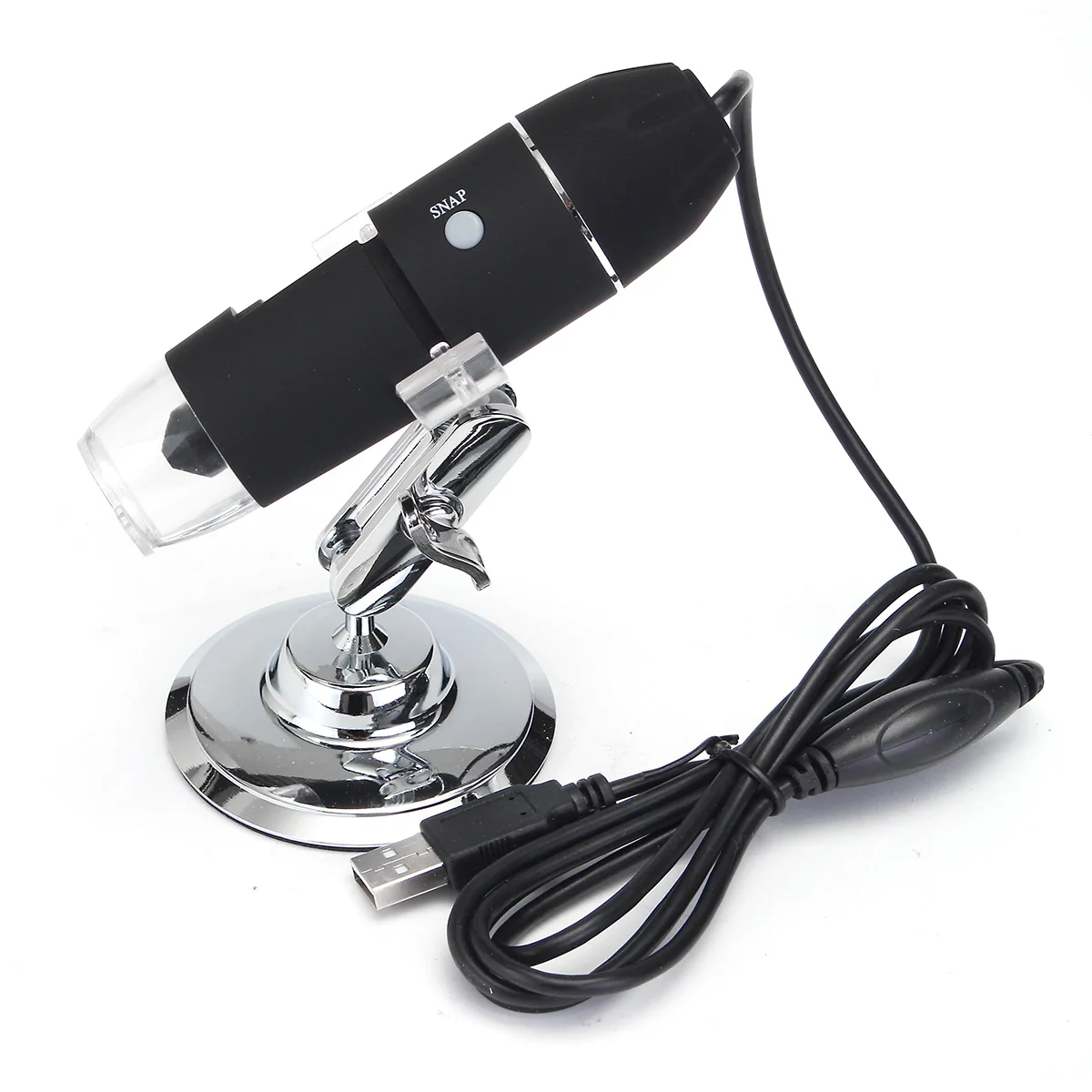 With Metal Stand 1000X 2MP 8 LEDs Portable Handheld USB Powered Digital Microscope Endoscope Desk Loup Zoom Camera Magnifier