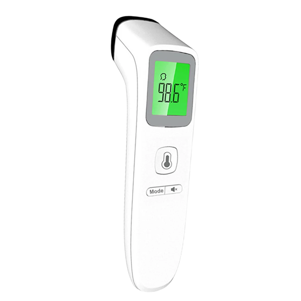 

LCD Backlight Automatic Fever Alarm Infrared Non-contact Forehead Thermometer Body Temperature Measure