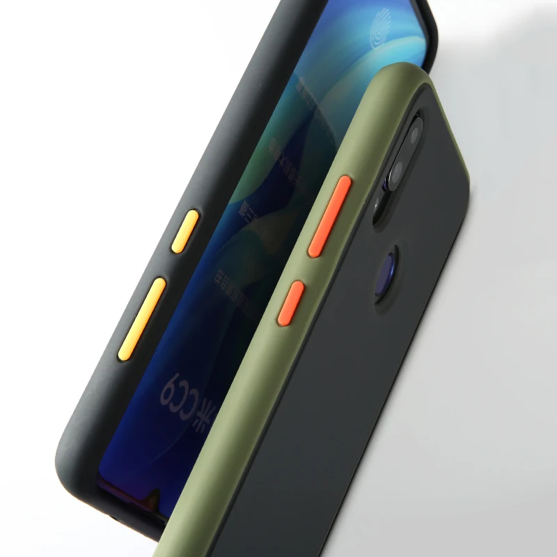 Матовый Прозрачный чехол для Xiao mi Red mi Note 8 7 6 Pro 8A 7A 6A K20 Прозрачный жесткий чехол для mi A3 CC9 CC9E 8 9 lite mi 9t pro Чехол