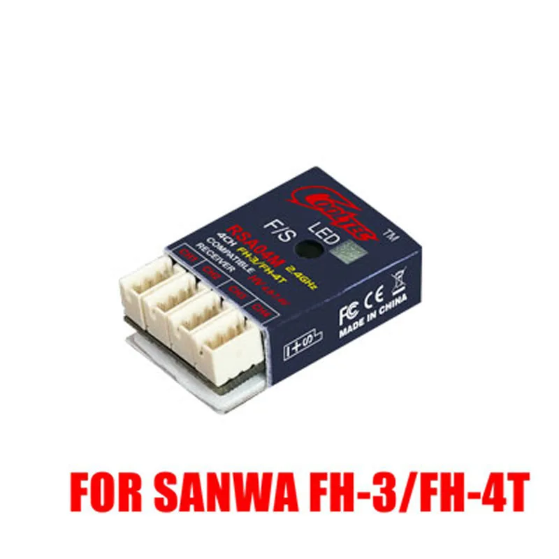 RSA04M 4CH Receiver FH-3/FH-4T Compatible for Sanwa M12 M11X EZES MT-4 M-3 GEMINI MT-S MT-4S M12S | Электроника