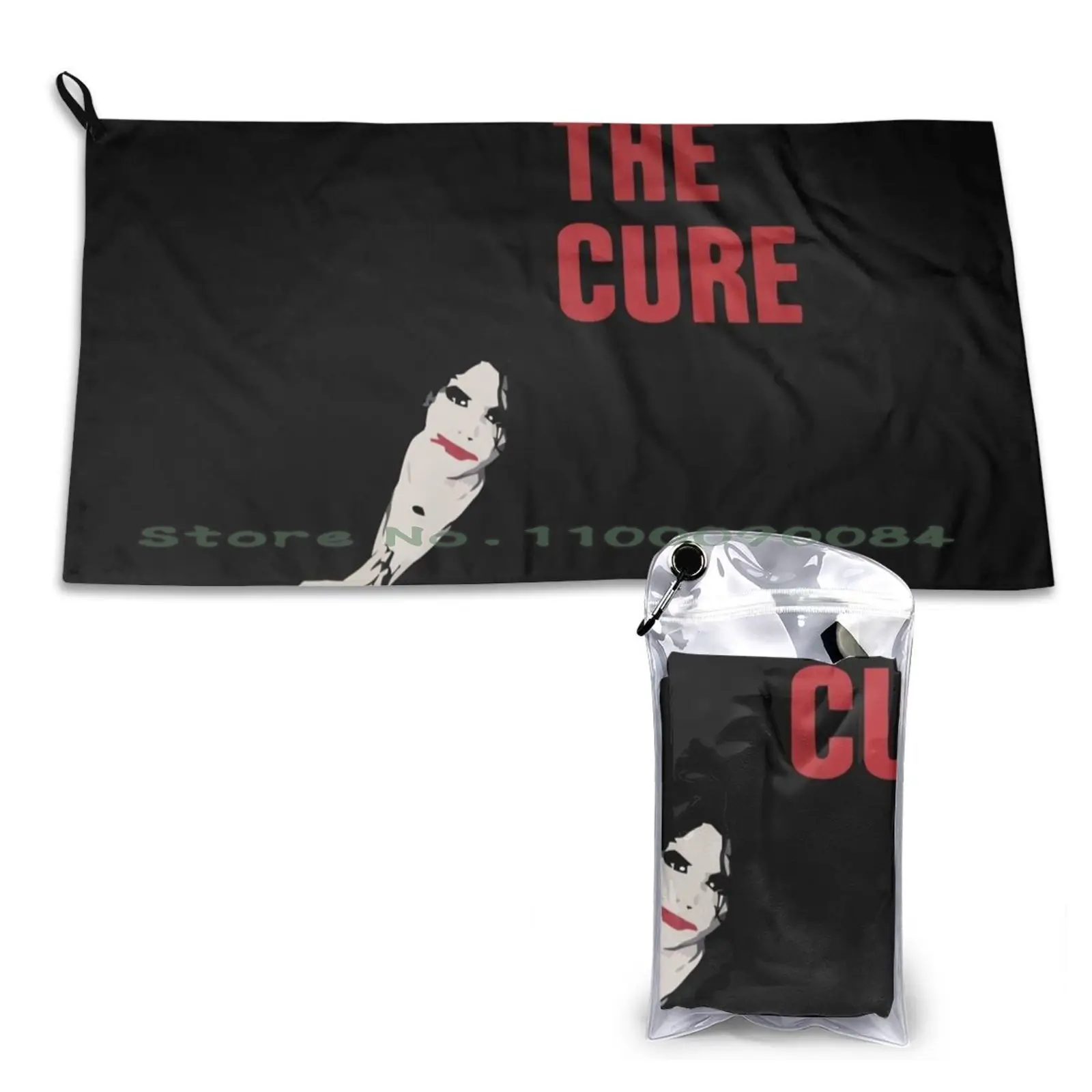 The Cure-Robert Smith Asciugamano Ad Asciugatura Rapida Palestra Bagno Sportivo Portatile The Cure Robert Smith Goth Post Punk New Wave 80S Soft