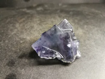 

27.0gNatural dark purple fluorite, crystal mineral crystal specimen