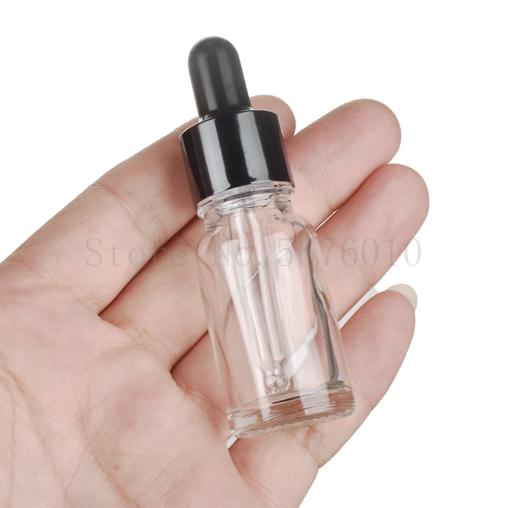 Lot De 12 Petites Bouteilles En Verre Rond 60ml (2 Oz) Avec Bouchon - Transparent, Neuf