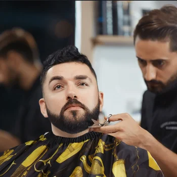 

Cutting Tool Pattern Hair Cutting Cloak Adult Barber Shawl Salon Hair Cloth