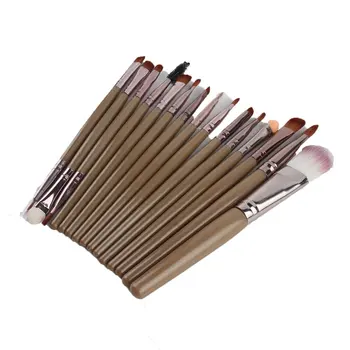 

15Pcs/set Professional Makeup Brushes Eyelash Lip Foundation Powder Eye Shadow Brow Eyeliner Cosmetic Make Up Brush Beauty Tool