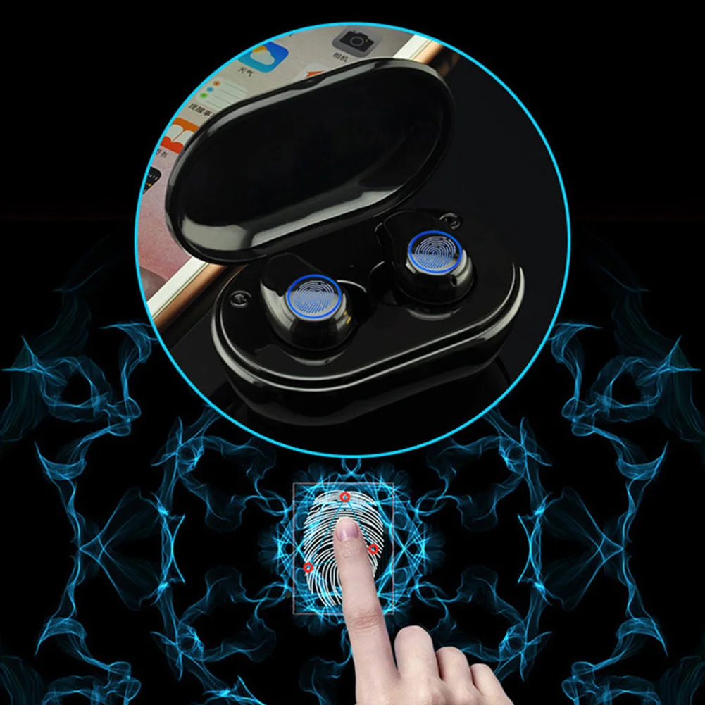 HBQ Bluetooth 5,0 портативные TWS беспроводные наушники-вкладыши 3D стерео звук с громкой микрофон спортивные наушники Авто пара