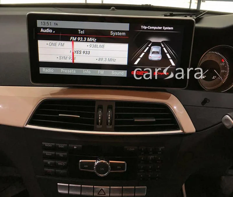 Cheap Right hand drive W204 facelift Android radio 2G RAM 32G ROM 10.25 display GPS Navigation radio multimedia player 6