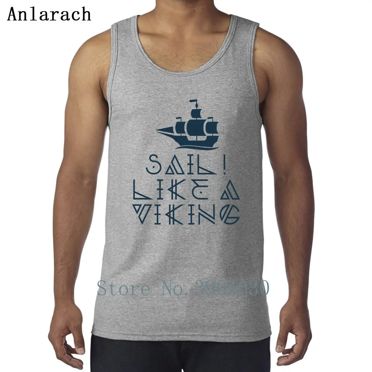 Жилет Vikings Sail Like A Viking, новинка, модная мужская уличная майка без рукавов, семейный дизайн Anlarach