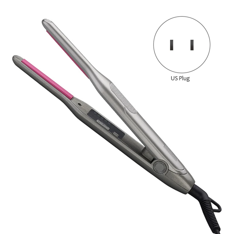  Tourmaline Ceramic Straight Hair Curling Stick Narrow Board 7MM Straight Hair Curling Hair Short Ha