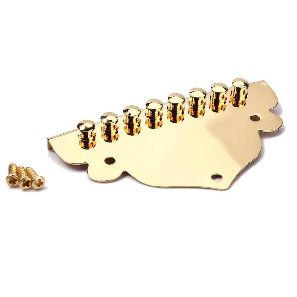 High Quality Mandolin Gold Tailpiece 8 String Tail Piece Replacement Parts