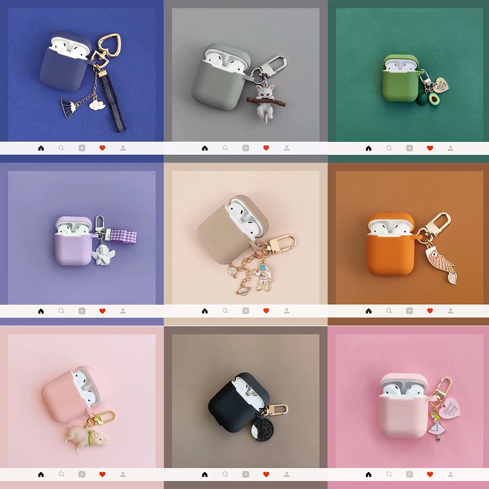Для Apple Airpods чехол Беспроводной Bluetooth защитный для наушников с светильник и