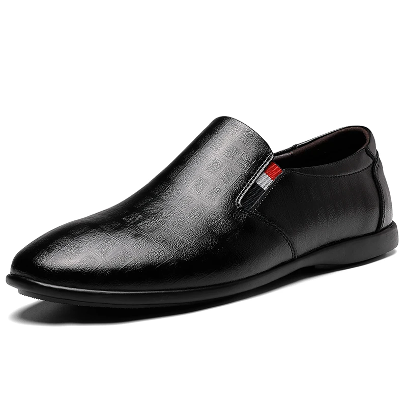 

Men's new business casual leather shoes soft leather comfortable soft lazy one pedal wear-resistant non-slip lightweight fashion