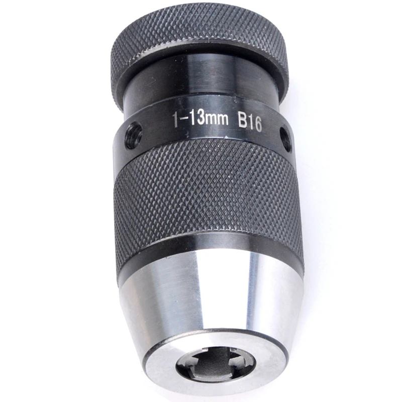 Оправка для сверлильного патрона B16(1-13 мм) самозатягивающийся Быстрозажимной сверлильный патрон и MT4-B16-Арбор подходит практически для всех буровых и токарных станков с MK4