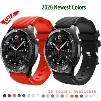 

Duoteng Galaxy watch 46mm strap For Samsung Gear S3 Frontier active 2 silicone wrist bracelet belt watchband 20mm 22mm bracelet