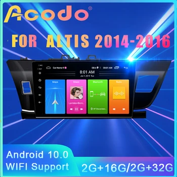 

ACODO 1+16G Android 9.1 Car Radio Multimedia Player For Toyota Corolla 2014-2017 Navigation GPS 2 din