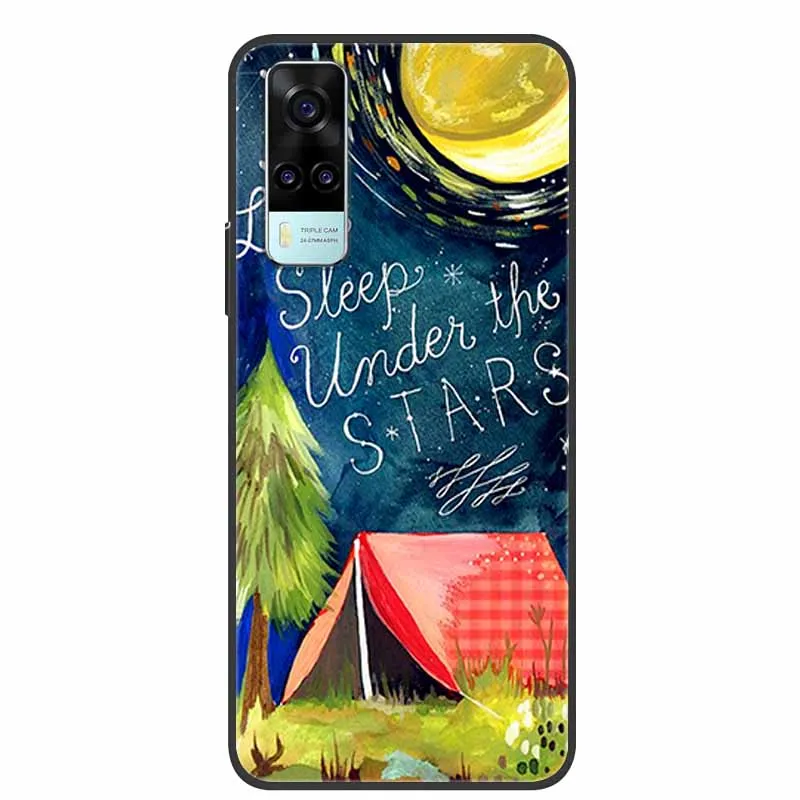 Cute Cartoon Shockproof Soft Silicone TPU Back Cover - Enhanced Protection and Style