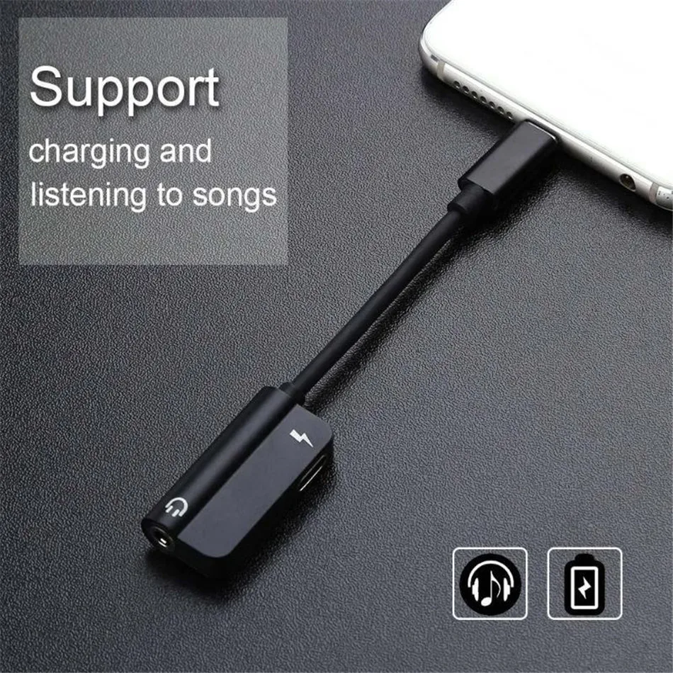 5pcs USB Type C to 3 5mm Jack Cable Headphone Plug Adapter Aux Audio cables for one plus 7 usb c music converter for huawei