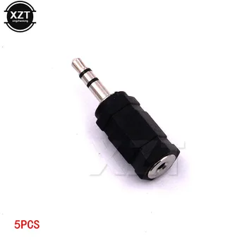 

5pcs 2.5mm Female to 3.5mm Male Audio Stereo Headphones jack Adapter Plug Earphone Connector for Phone MP3 Aux Speaker