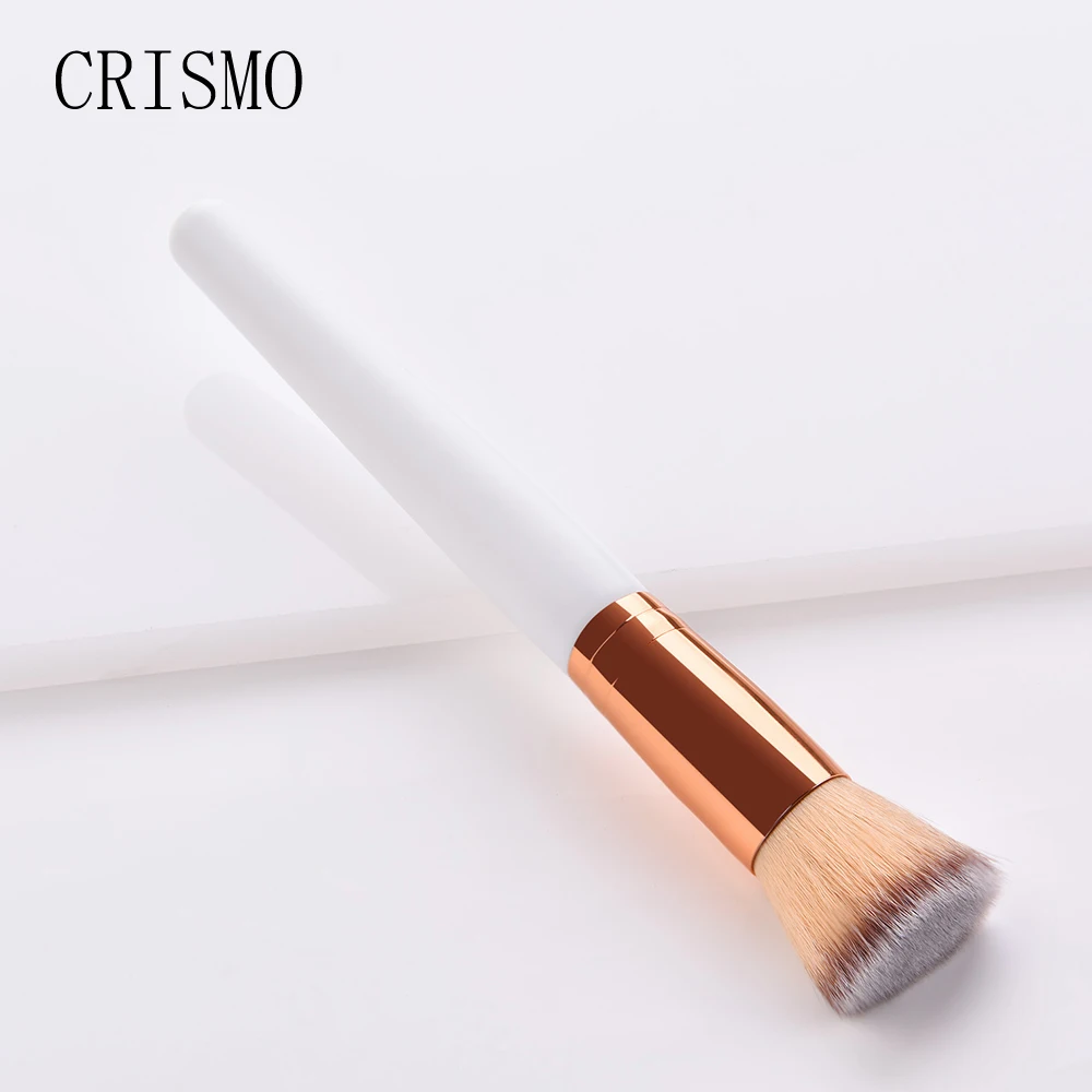 CRISMO 6PCS Makeup Brush Kit Soft Synthetic Hair Wood Handle Make Up Brushes Foundation Powder Blush 4
