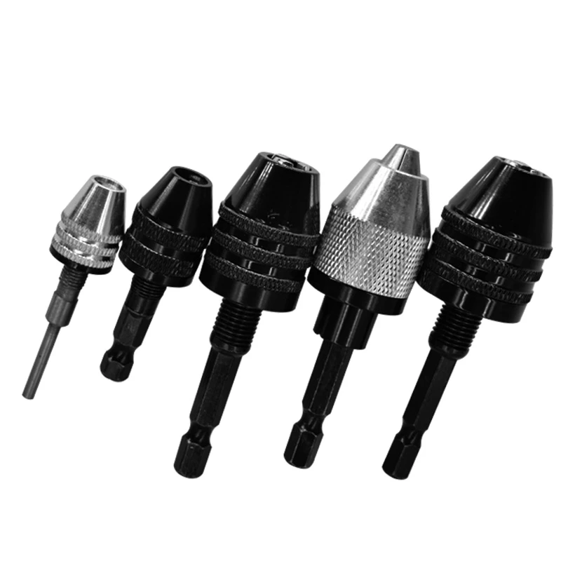 6 35mm Hex Shank Keyless Drill Chuck Quick Change Converter Bit Adapter 1pc Tool 6 35mm Hex Shank Keyless Drill Chuck Quick Change Converter Bit Adapter 1pc Tool