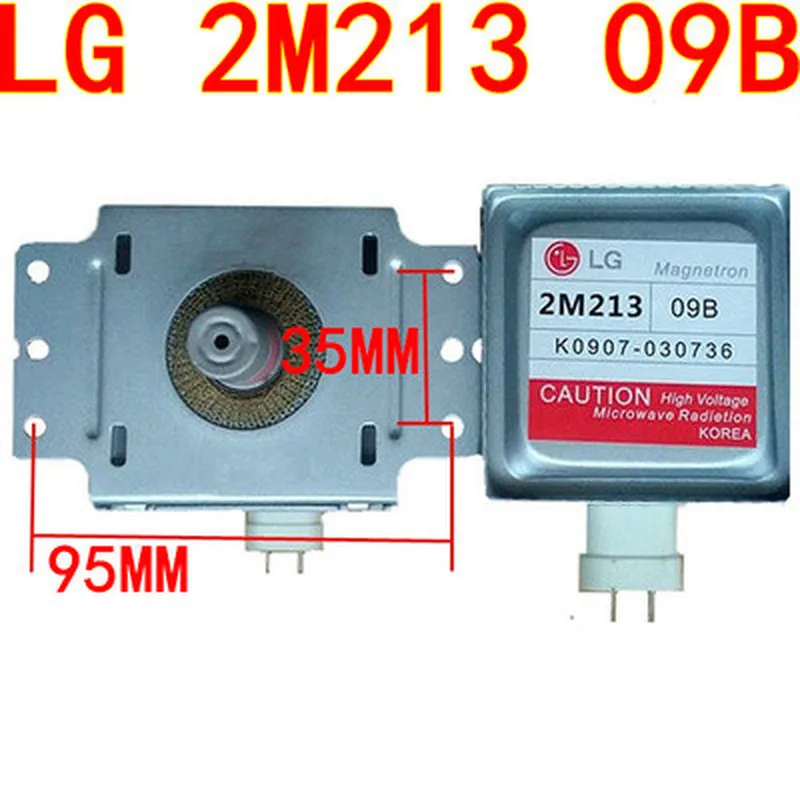

1pcs Microwave Oven Parts 2M213 Magnetron for LG 2M213-09B 2M213-09B0 Magnetron (Around the six-hole transverse universal)