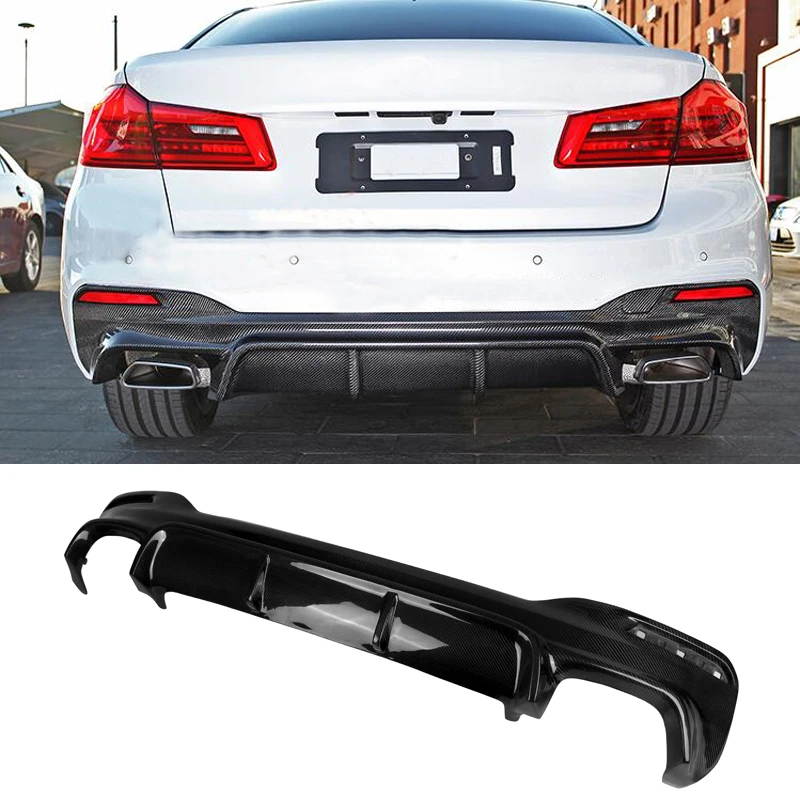V образный спойлер для заднего бампера из углеродного волокна L BMW 5 серии G30 G31