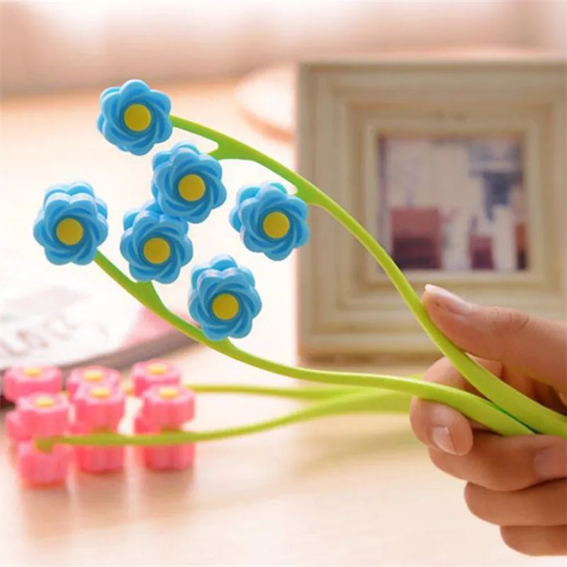 

Portable Facial Massager Roller Flower Shape Anti Wrinkle Face-Lift Slimming Face Relaxation V-shaped Face Skin Care 20#819