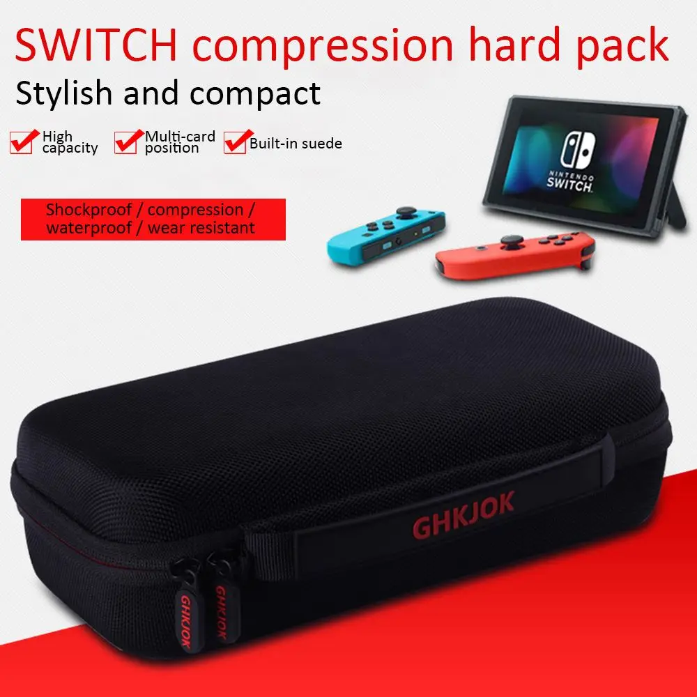 Противоударная сумка для хранения подходит для игровой консоли nintendo Switch и аксессуаров портативный чехол для переноски Защитный Водонепроницаемый Чехол