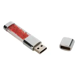 USB флешка 64 ГБ 4 ГБ металлический Флешка 16 Гб usb-накопитель с украшением флеш-накопитель 32 ГБ Флэшка Кристалл 8 Гб usb-носитель Flash 128 ГБ