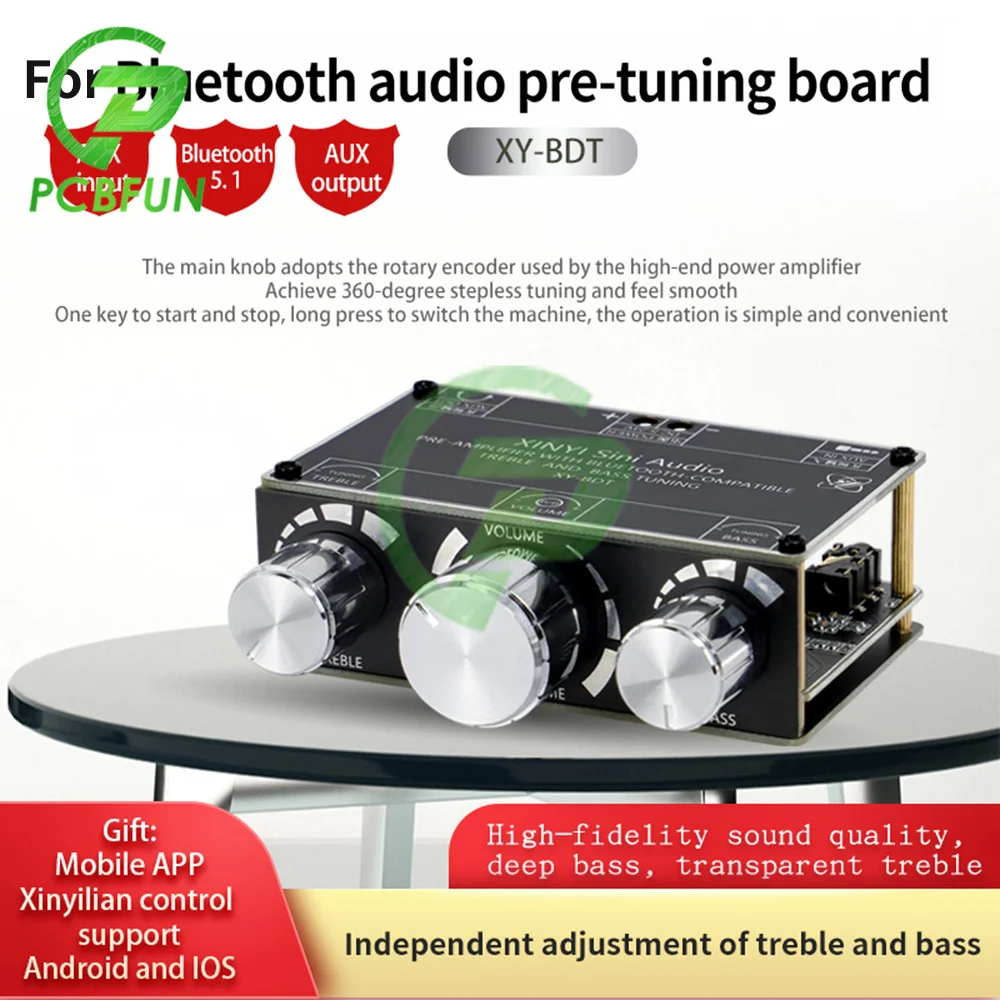 XY-BDT 5-24 в Bluetooth 5 1 Плата декодера двухканальная Стерео предусилитель высокого и
