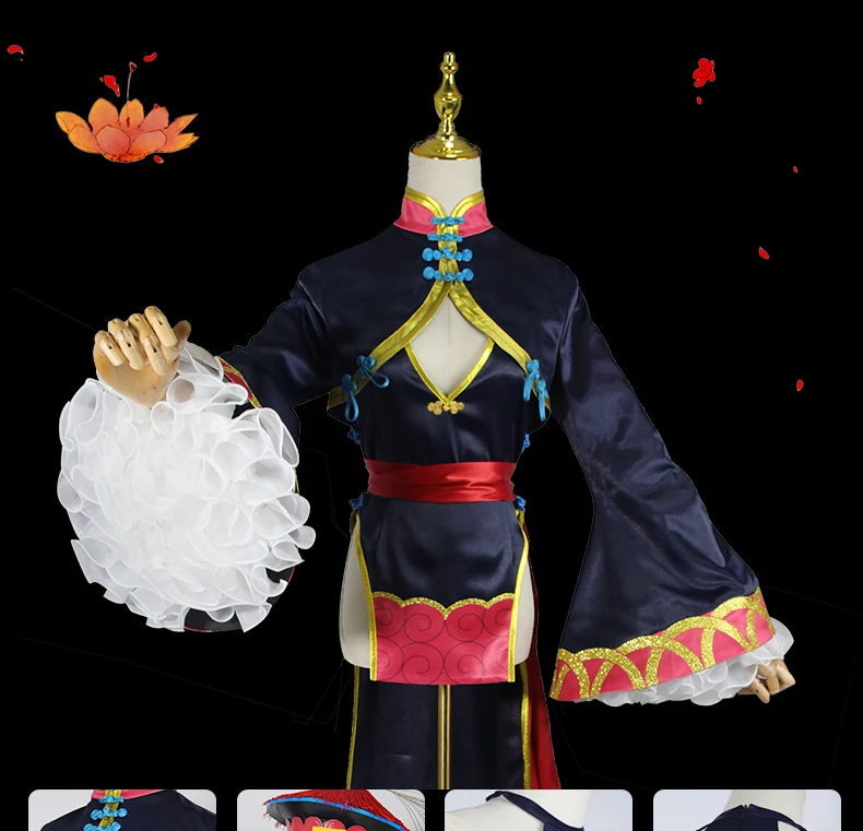 Fate Grand Order FGO Shuten-douji zombie Косплей Костюм Zombie Shuten Douji полный комплект костюм+ парик+ обувь+ шляпа костюм на Хэллоуин