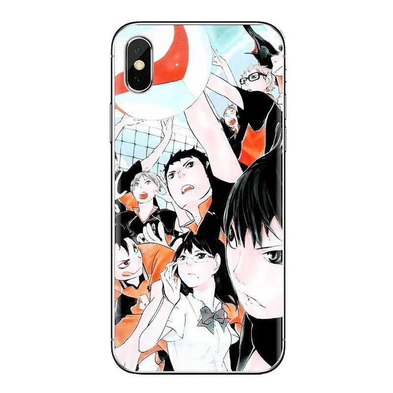 For Xiaomi Mi3 Samsung A10 A30 A40 A50 A60 A70 Galaxy S2 Note 2 Grand Core Prime Haikyuu Soft Transparent Cases Covers | Мобильные