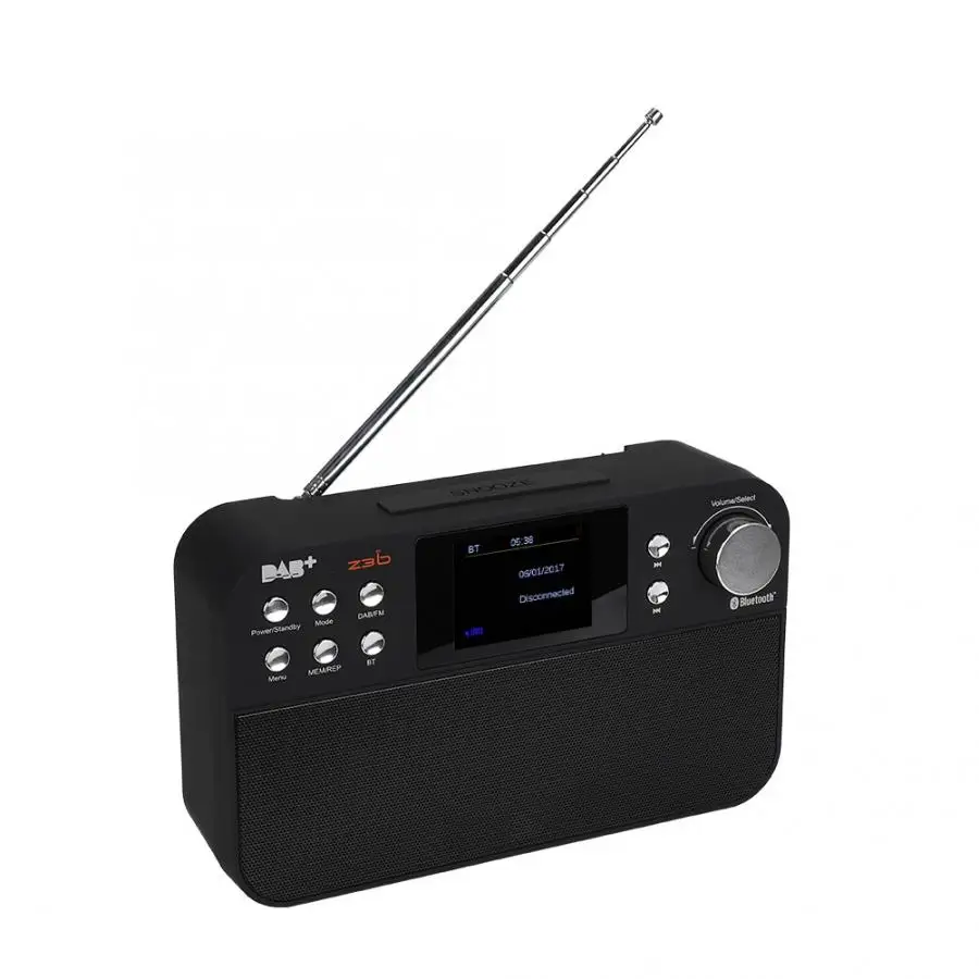 Z3B DAB+ FM цифровой аудио вещания цветной экран Радио Bluetooth 4,0 цифровой радио 2,4-дюймовый TFT цветной дисплей