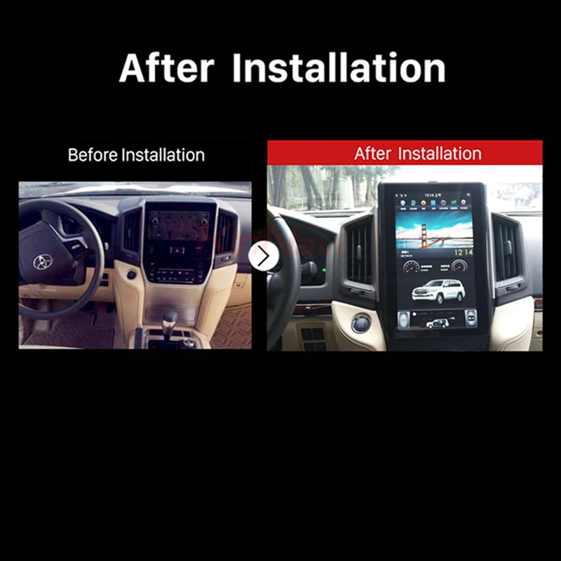 KiriNavi вертикальный экран Tesla Стиль 14 &quotAndroid 9 0 Автомобильный мультимедийный плеер