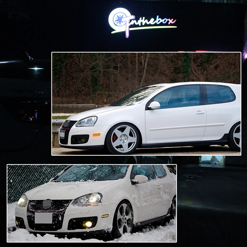 Gtinthebox ڹ ο LED Ʈ  ̵ Ŀ , ٰ MK5 /GTI , Ÿ, R32, MK6  TDI, 2 
