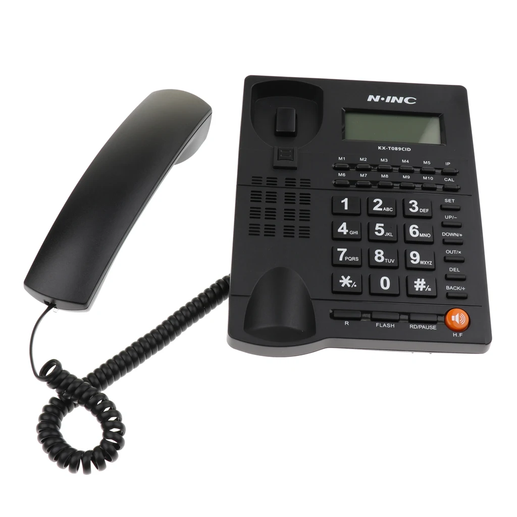 

Landline Corded Phone Desktop Telephone wiht Caller ID Redial Callback Home Hotel Wired Phone, Office Fixed Landline Telephone