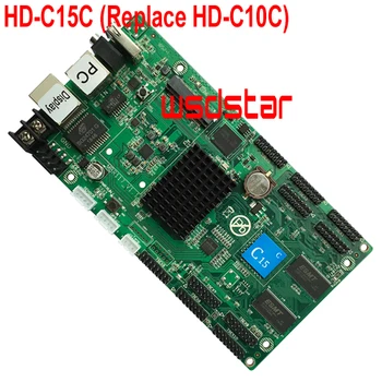 

Replace HD-C10C & HD-C10 10*HUB75E 1024*120 384*320 Support 1/2 1/4 1/8 1/16 1/32 scan USB full color LED control card 2pcs/lot