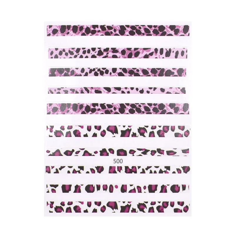 

Recommended Personality Animal Spots 10PCS Nail Art Sticker Color Leopard Print Nail Slider Nail Art Decoration Decal