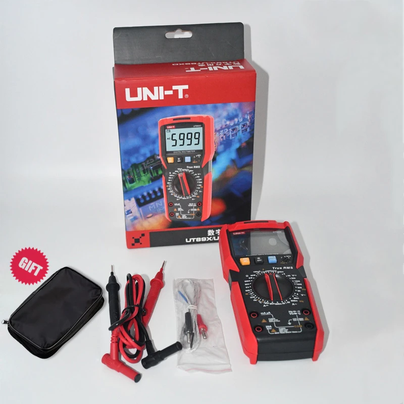 UNI-T UT89XD Professional NCV Digital Multimeter 20A High Current AC/DC/Capacitance/Resistance/Triode/Temperature Test UT89X | Инструменты