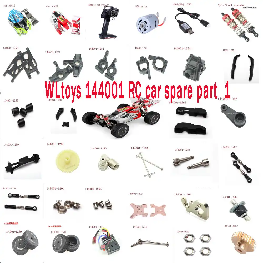 rc cars spare parts