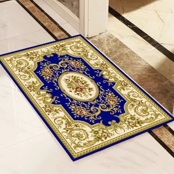 

European Rubber Stamp Entrance Door Mat Absorbs Water and Anti-skid Kitchen Bathroom Floor Mat 3mm Thick, Super Thin Not Carmen