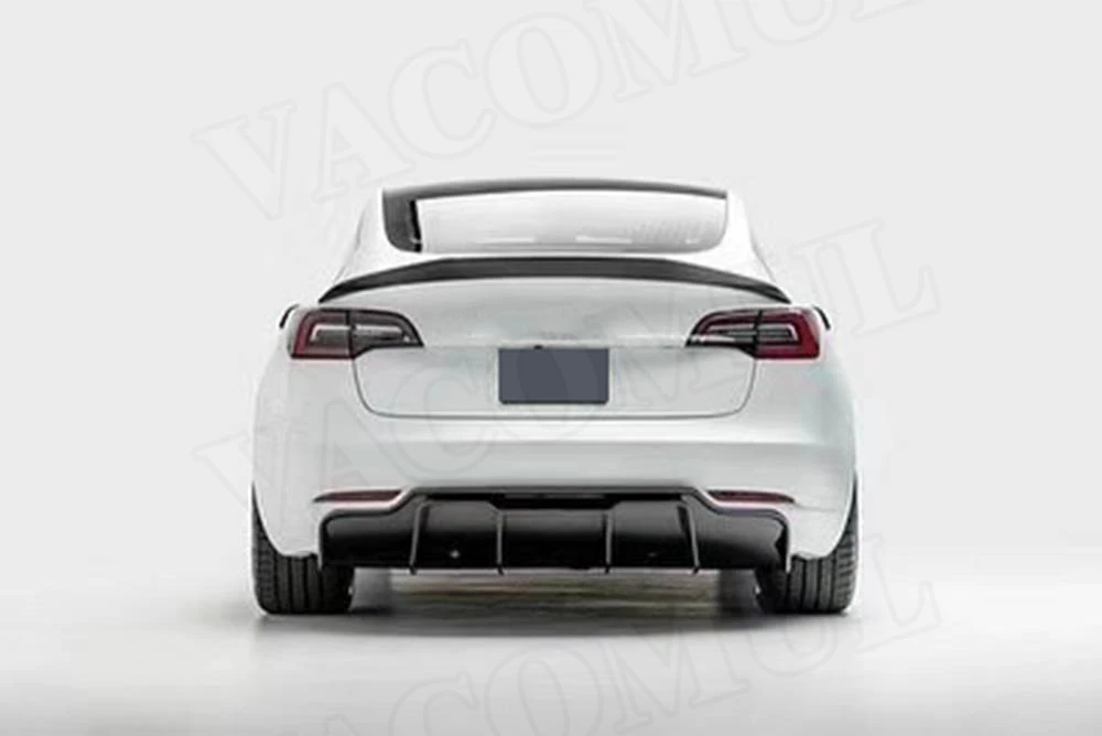Сухой углеродного волокна автомобиля передний задний бампер губы разветвители диффузор спойлер боковые юбки наборы для тела для Tesla модель 3 Автомобиль Стайлинг
