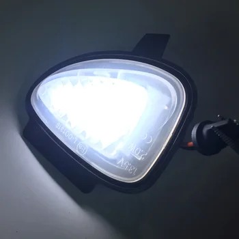 

2PCS Car Error Free LED Side Mirror Puddle Semaphore Light For VW Golf 6 Passat B7 Touran 10 Auto Accessories