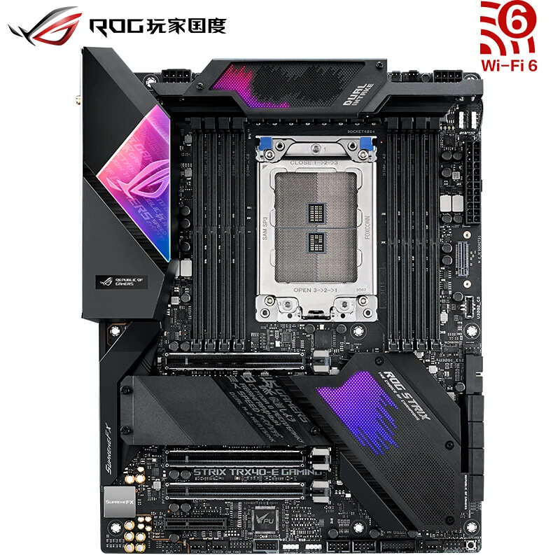 Материнская плата ASUS ROG STRIX TRX40-E GAMING(AMD TRX40/socket sTRX4) для настольных ПК+ комплект 3960x