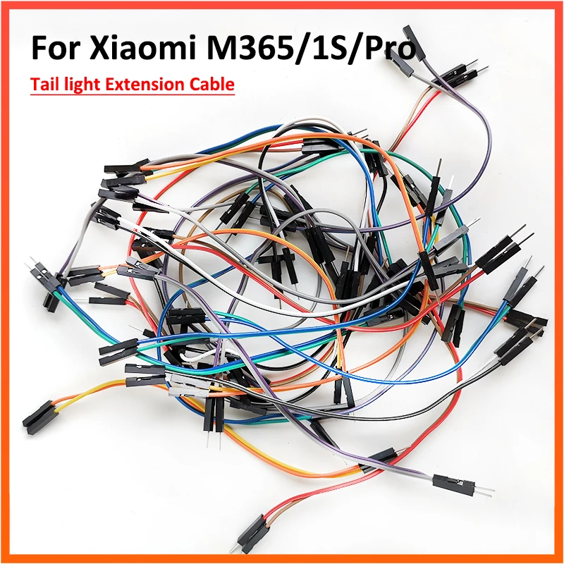 Extension-Cable Scooter-Accessories Tail-Light Xiaomi M365 Electric 10inch Tyre for And