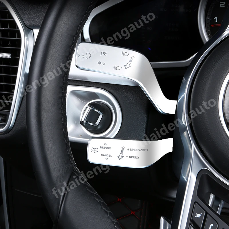 3 шт. для Porsche Cayenne Матовый ABS Круизный стержень стеклоочистителя сигнал поворота украшение защитная оболочка Накладка для автомобиля Стайлинг